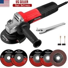 7.5 Amp Electric Angle Grinder Tool Cutting Grinding Polishing Adjtable Guard