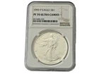 1993-P American Silver Eagle NGC PF70 Ultra Cameo Proof 1 oz Silver $1 Rare Date