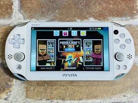 PS Vita Light Blue White PCH-2000 Sony PlayStation Japan 8GB Charger 2 Games DDP