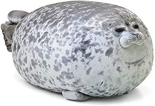 ETAOLINE Chubby Blob Seal Pillow Cute Plush Toy Small Single,