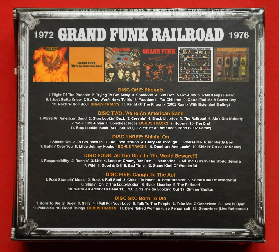 Grand Funk Railroad – Trunk Of Funk Vol 2 - BOX SET - 6x CD - EU - 2017 - SEALED - Bild 2 von 4