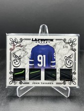 2023 Leaf Ultimate Hockey Icons Quad Relic Silver Spectrum 1/3 #HI-06 Bookend