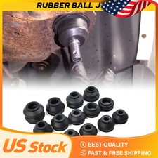 14x Ball Joints Boots Dust Cover Tie Rods Linkages Ends Replacement Rubber Kit