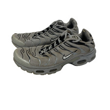 Nike Air Max Plus TN Mens 10.5 Gray Running Shoes Sneakers No Size Tag Read
