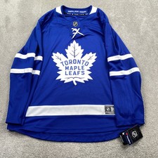 Fanatics Toronto Maple Leafs Jersey Mens XL Blue NHL Breakaway Lace-Up