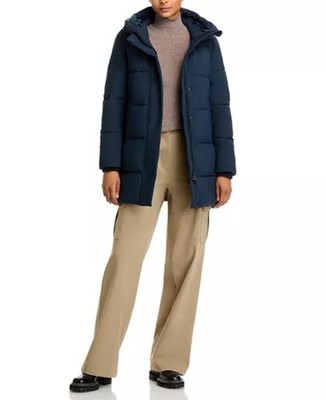 Save The Duck Smg17 Bethany Puffer coat Womens Size XS Arctic Navy Blue