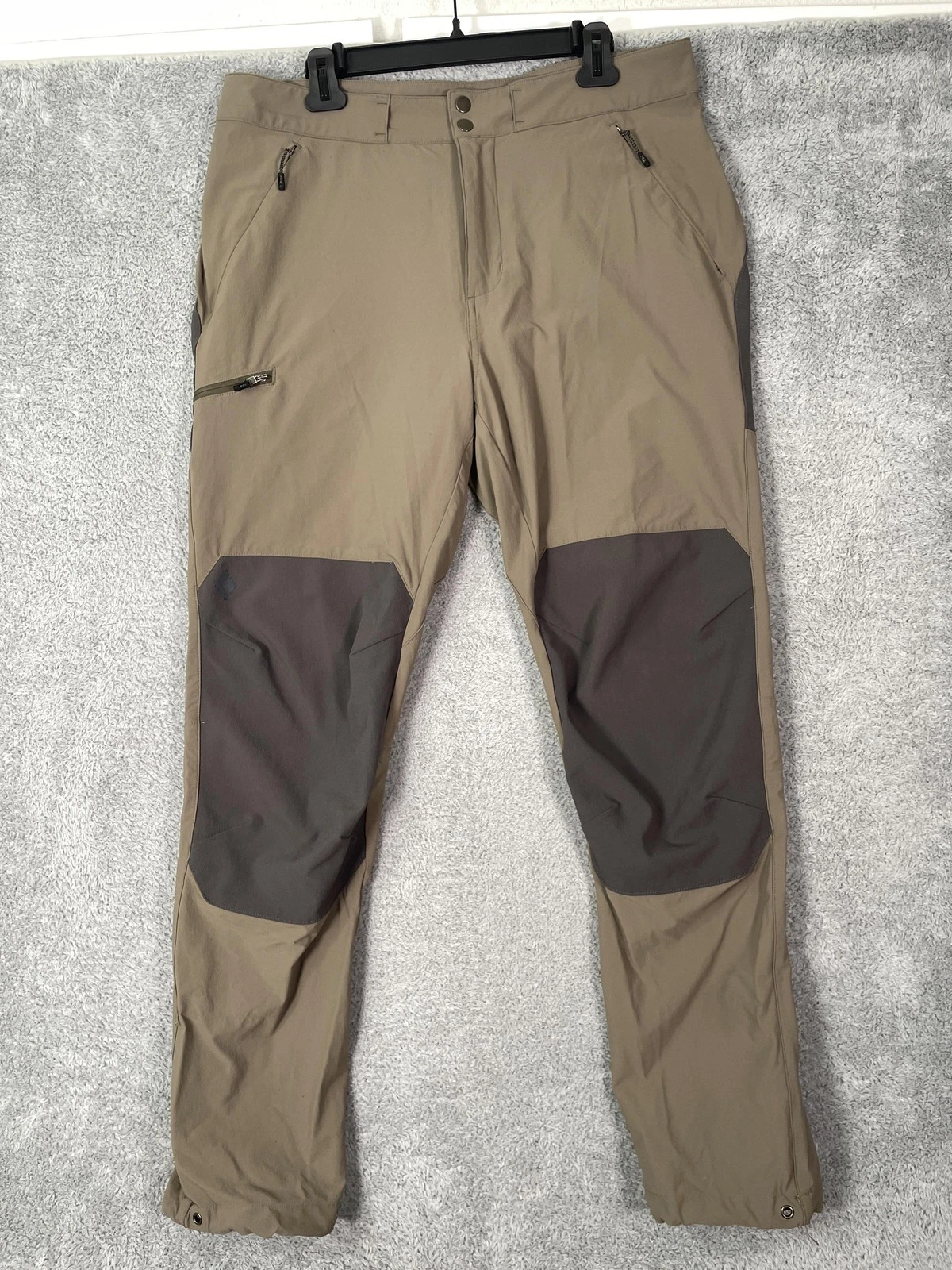 Black Diamond Pants Mens 35x32 Brown Softshell Climb Hike Zip Pocket Double Knee
Opens in a new wind