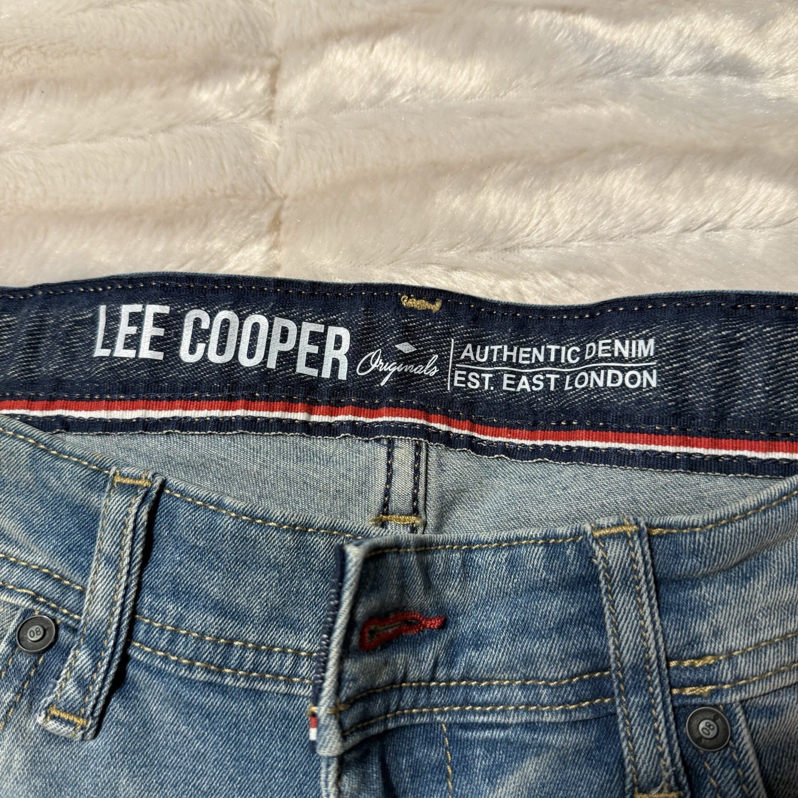 Lee Cooper Men's Original Authentic Denim Low Waist Slim Straight Leg 36 NWT image 2