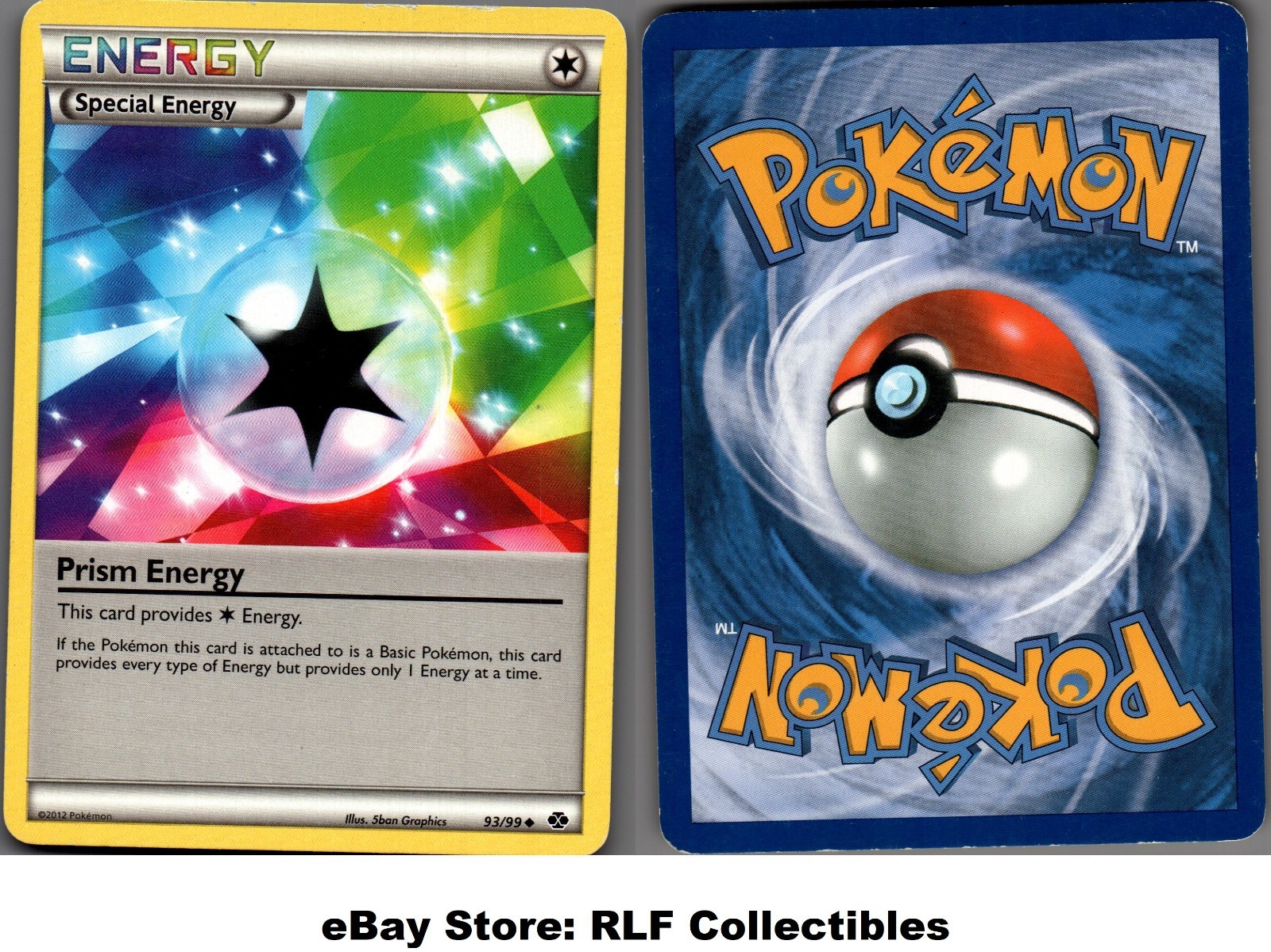 2012 Pokemon, B&W Next Destinies, #93/99 Prism Energy, Uncommon (b)