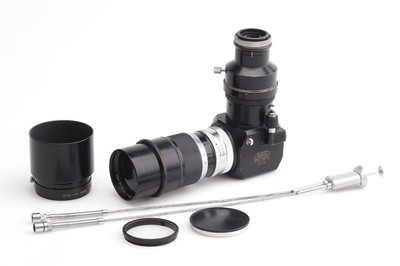 Leitz Leica M39 Telyt 4.5/20cm w PLOOT Mirror Reflex Housing