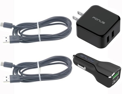 For Galaxy S24/S25/S26/Plus/Ultra/FE Fast Home Car Charger USB Cable Type-C 6ft