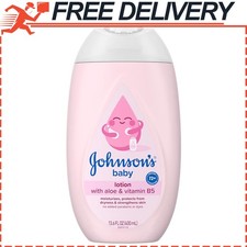Johnson's Baby Lotion with Coconut Oil, Aloe Vera  Vitamin B5, 72 HR Hydration