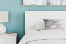 Onita Contemporary Adjustable Height Panel Headboard for Bedroom, Twin, Wood,...