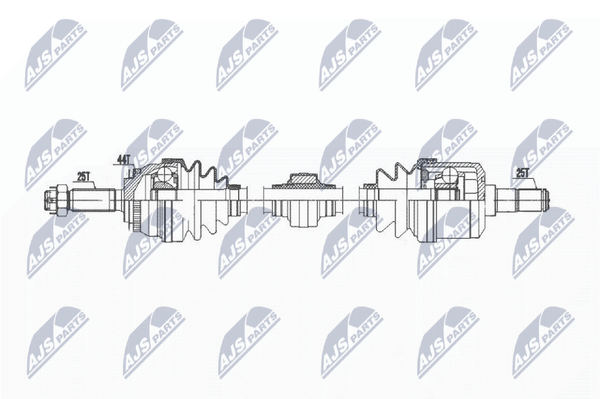 Nty Antriebswelle NPW-HY-613 FüR Hyundai Matrix Fc-image