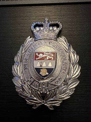 Obsolete West Mercia  Helmet Plate Obsolete QC