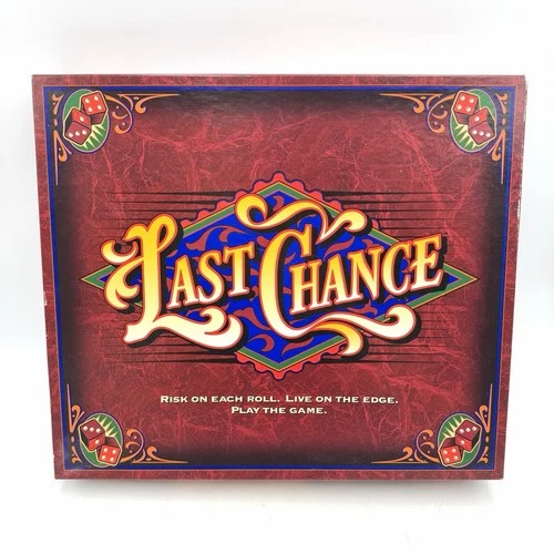 Last Chance Board Game Milton Bradley 1995 Vintage - New In Open Box