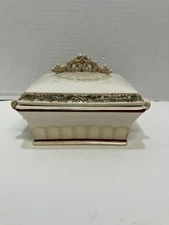 Vintage 1990's Grasslands Road Square Tureen/Box with Lid - Merry Christmas!