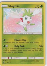 2017 Shaymin Holo Rare Shining Legends 7/73 NM Reverse Holo LP-NM