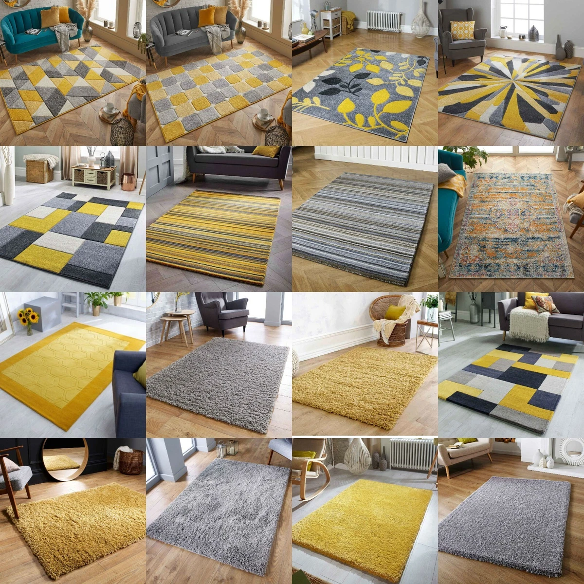 Yellow And Grey Living Room Rug | Cabinets Matttroy