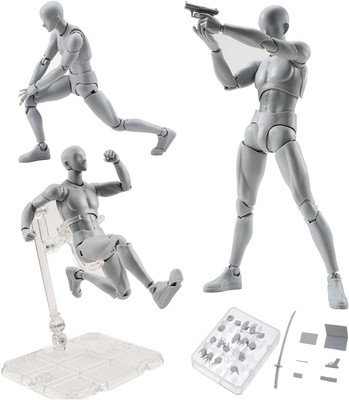 Manikin Action Figure Drawing Model,Figure Model for Sketching, Painting Drawing