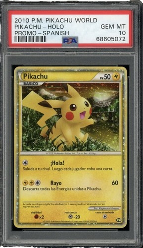 1995 Pikachu Spanish Edition 60/64 Near Mint Condition Promo
