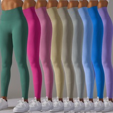 Womens Seamless High Performance Workout Leggings Stretch Compression Yoga Pants