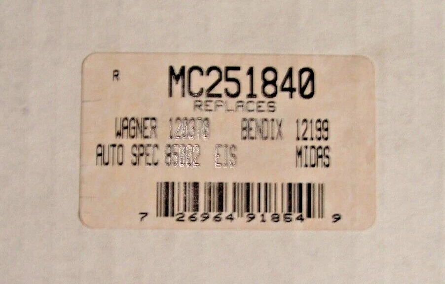 Cilindro maestro de freno sello coni MC251840 para camionetas Ford 1987 7 Foto 4 de 4