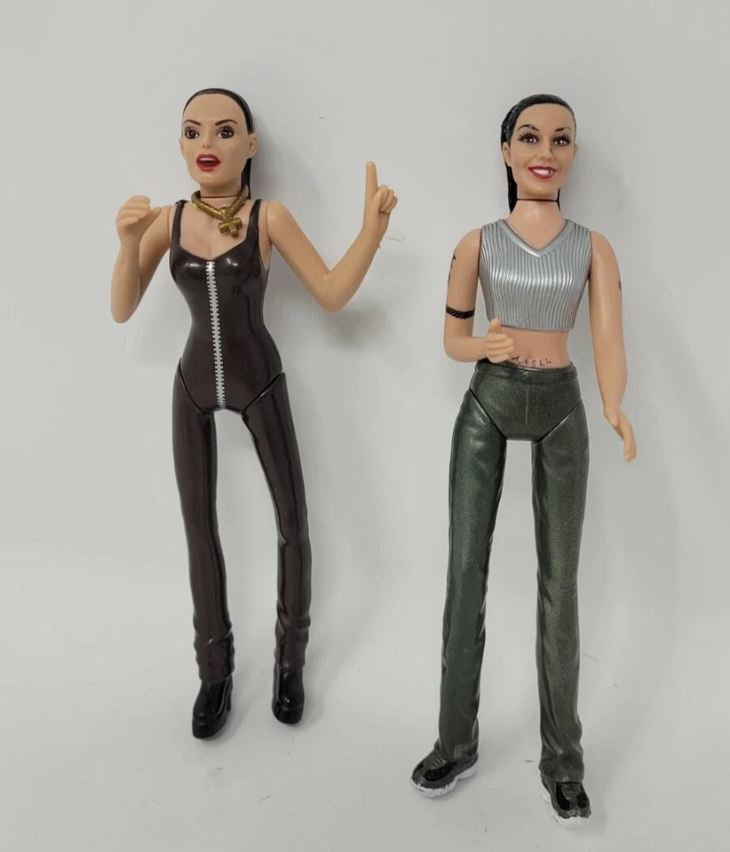 Vintage Toymax Spice Girls Action Figure Lot 2 Posh Victoria Sporty Mel C Band  - Image 3 of 4