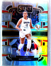 Haley Jones 2024 Panini Select WNBA Silver Prizm Card-#55 Atlanta Dream