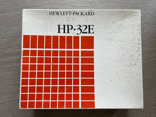 Calculatrice Hewlett Packard 32E - Vintage
