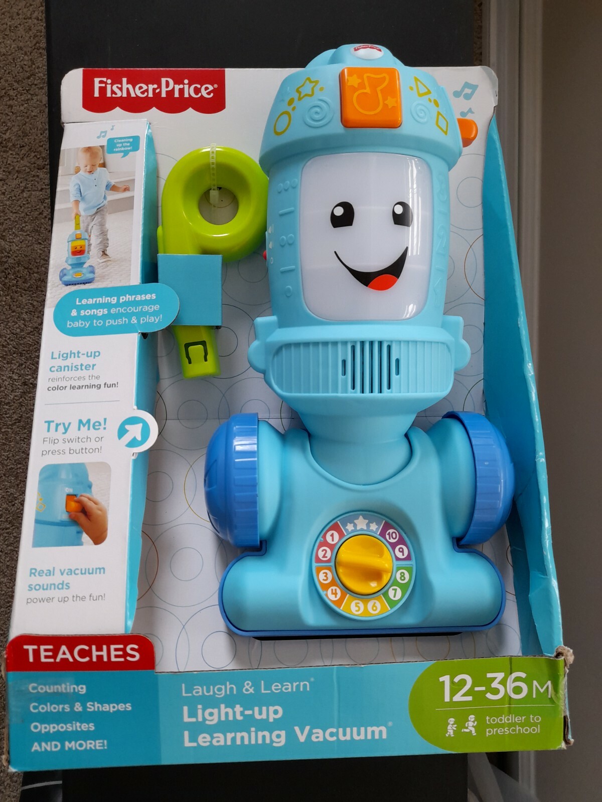 fisher price light up learning vacuum