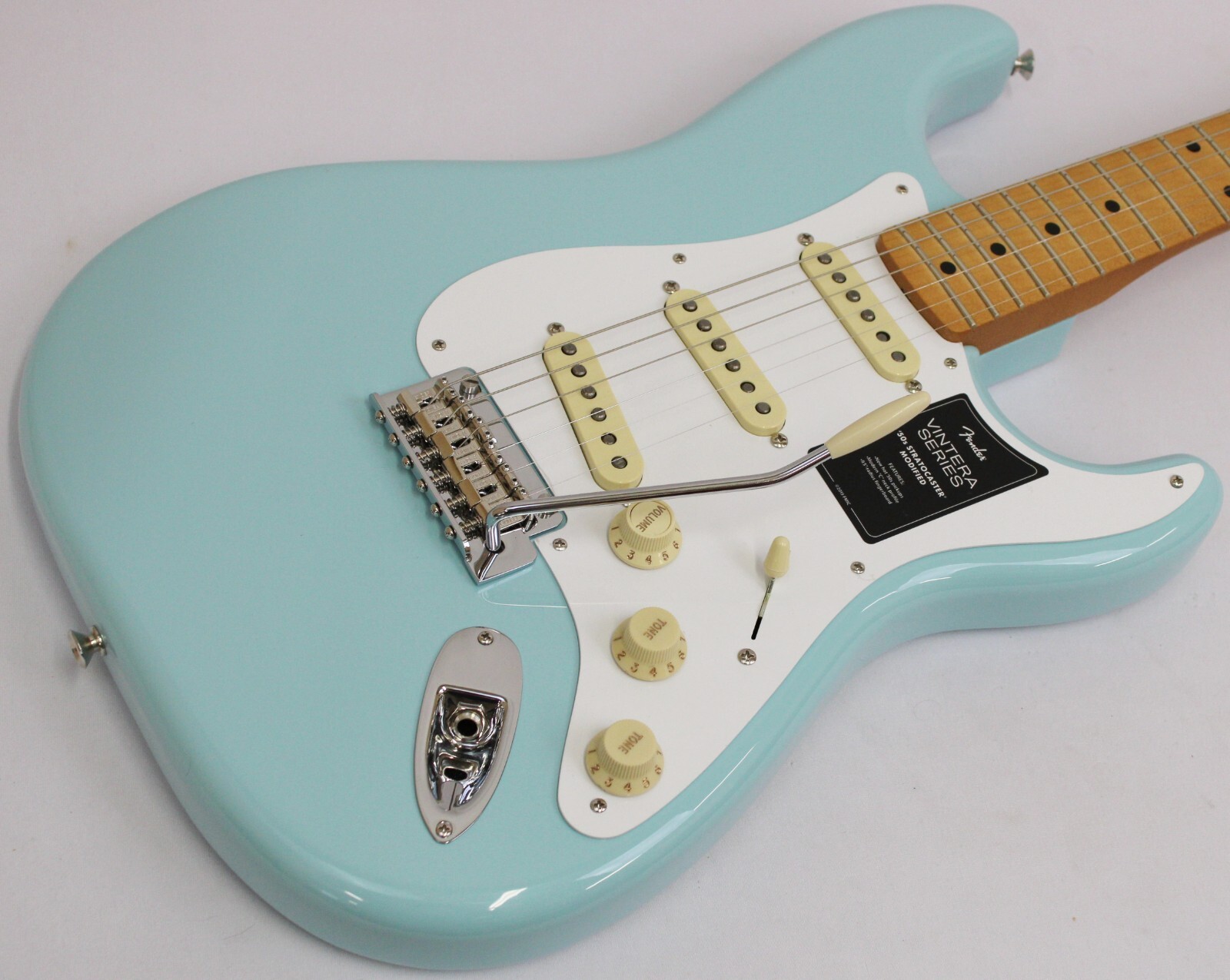 Fender Vintera Series '50s Stratocaster Modified Electric Guitar, Daphne Blue