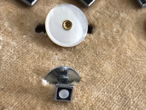 MOSS BROS - VINTAGE STYLISH MEN’S CUFFLINKS AND DRESS STUDS SET MADE IN ENGLAND - Picture 7 of 12