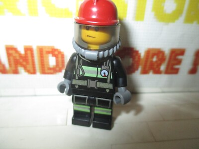 Lego - Minifiguren - Feuer - Reflektierende Streifen Gürtel Luftpanzer 60003 cty0348