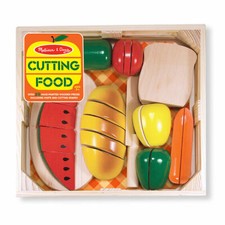 Melissa  Doug Cutting Food 487 Wooden Play Food 25 Pieces Ages 3 