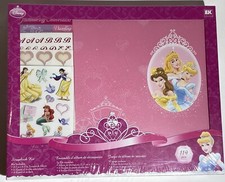 NEW Factory Sealed - Disney Princess SCRAPBOOK KIT - 119pcs - Pink - 8.5  x 8.5  