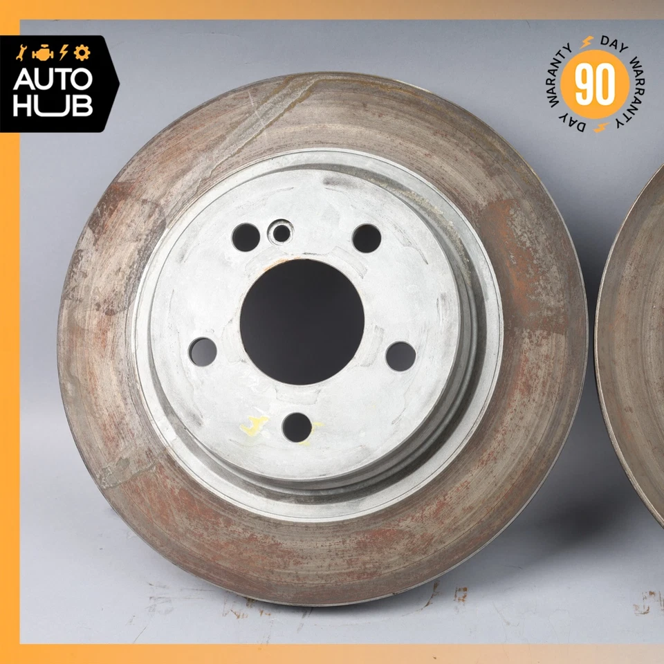 Juego de rotores de freno trasero izquierdo y derecho mercedes w211 e350 cls500 2114230912 oem Foto 3 de 4