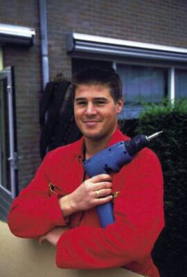 Dutch presenter actor and radio DJ Martijn Krabbe son of Dutch pro- Old Photo 1