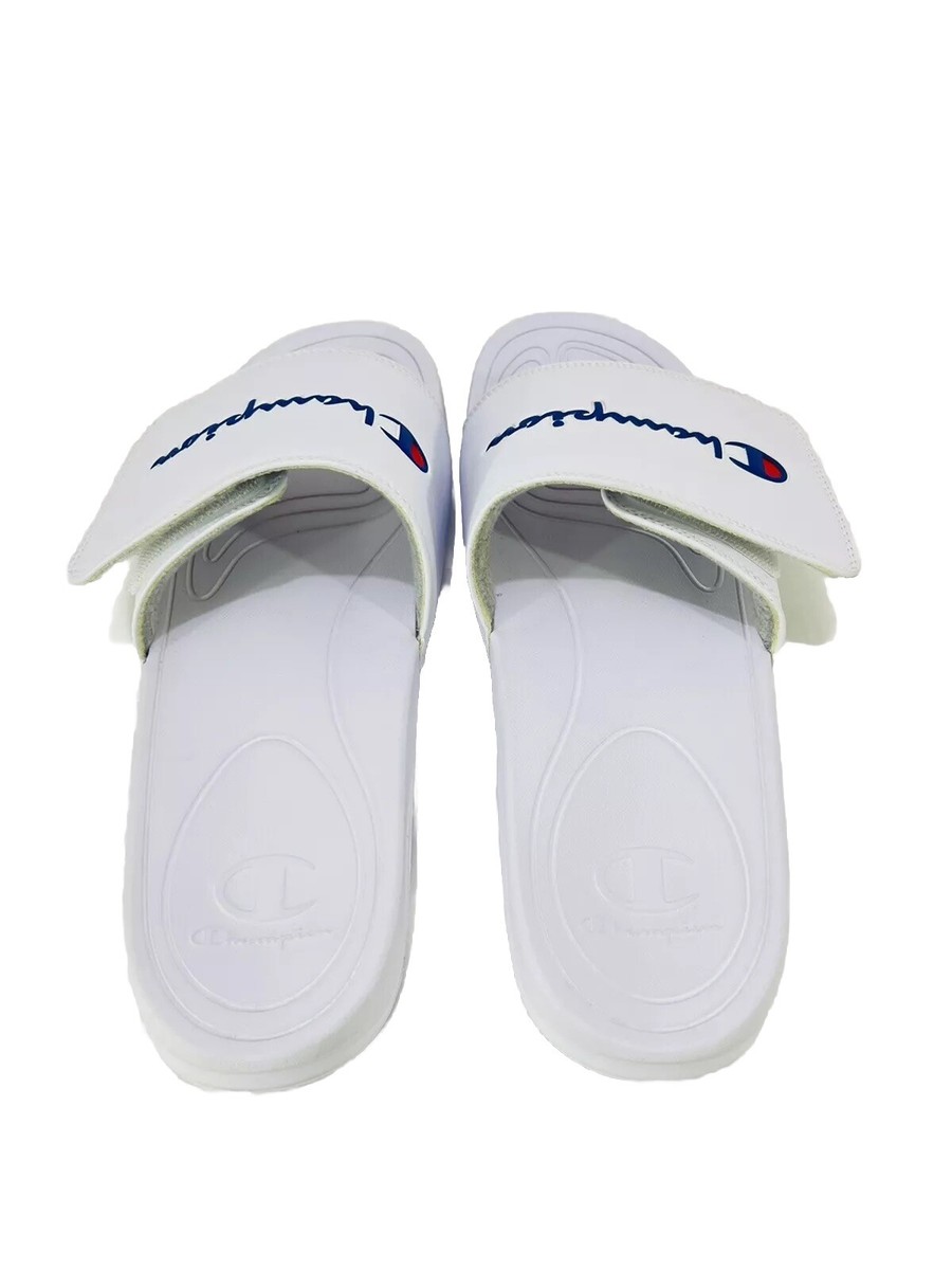 Champion Size 13 M LOGO SLIDE White Sandals New Men\'s Shoes Champion Mens White Logo Slides Sandals Shoes Size 13 NWOT  main image 2
