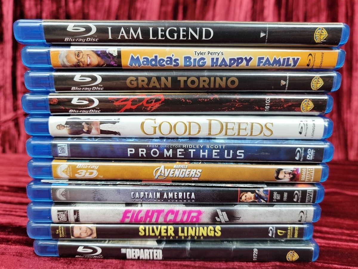 Preowned 11x Blue Ray DVD Lot Movies Action Thriller Comedy Horror