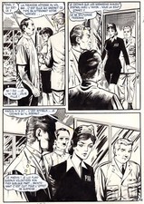 PANIQUE A WAKE PLANCHE ORIGINALE OSS 117 ADAPTATION BD ROMAN JEAN BRUCE page 112