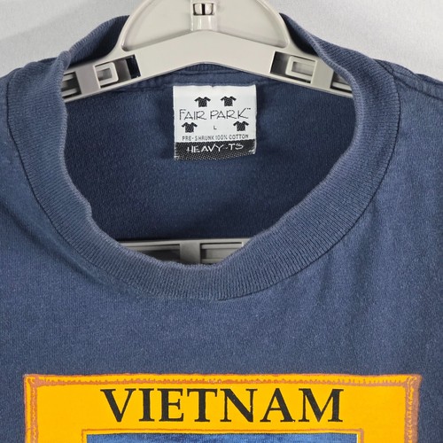 Vintage Vietnam Veterans Honor Service Pride blaues T-Shirt Large - Bild 3 von 5