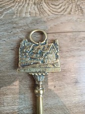 Vintage brass toasting fork 48 cm / 19" Ann Hathaway's Cottage