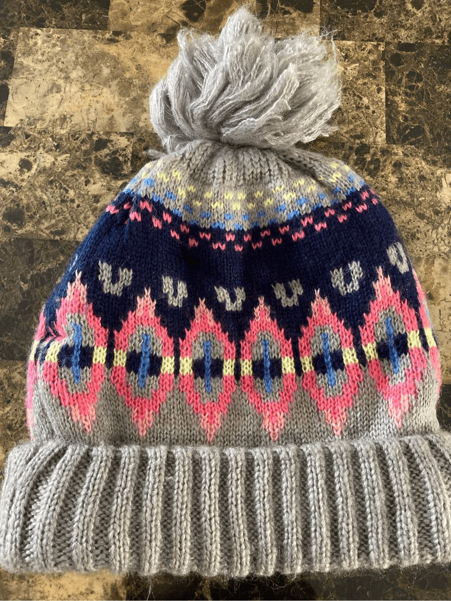 SO Winter Hat Pompom Polyester Knit Crochet Pom Faux Fur Cap Furry