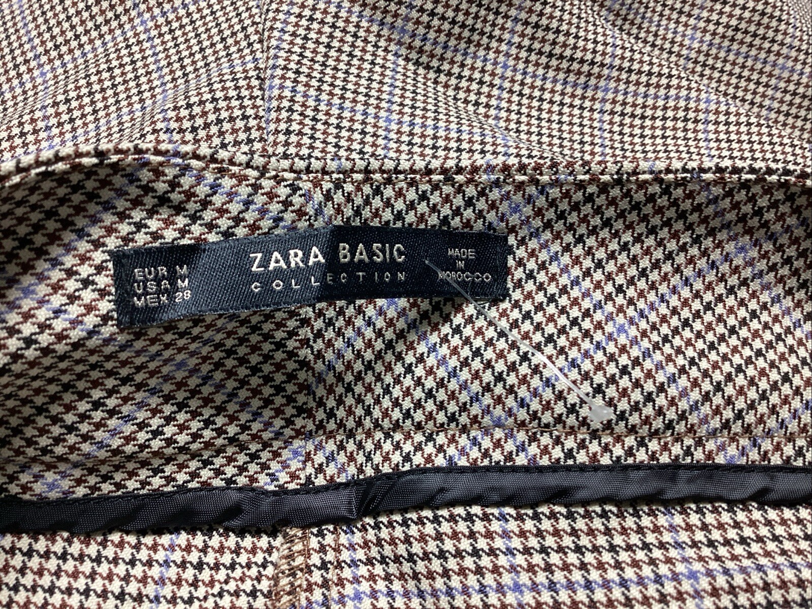 Zara Basic Pants Women's Size Medium Pockets Ging… - image 16