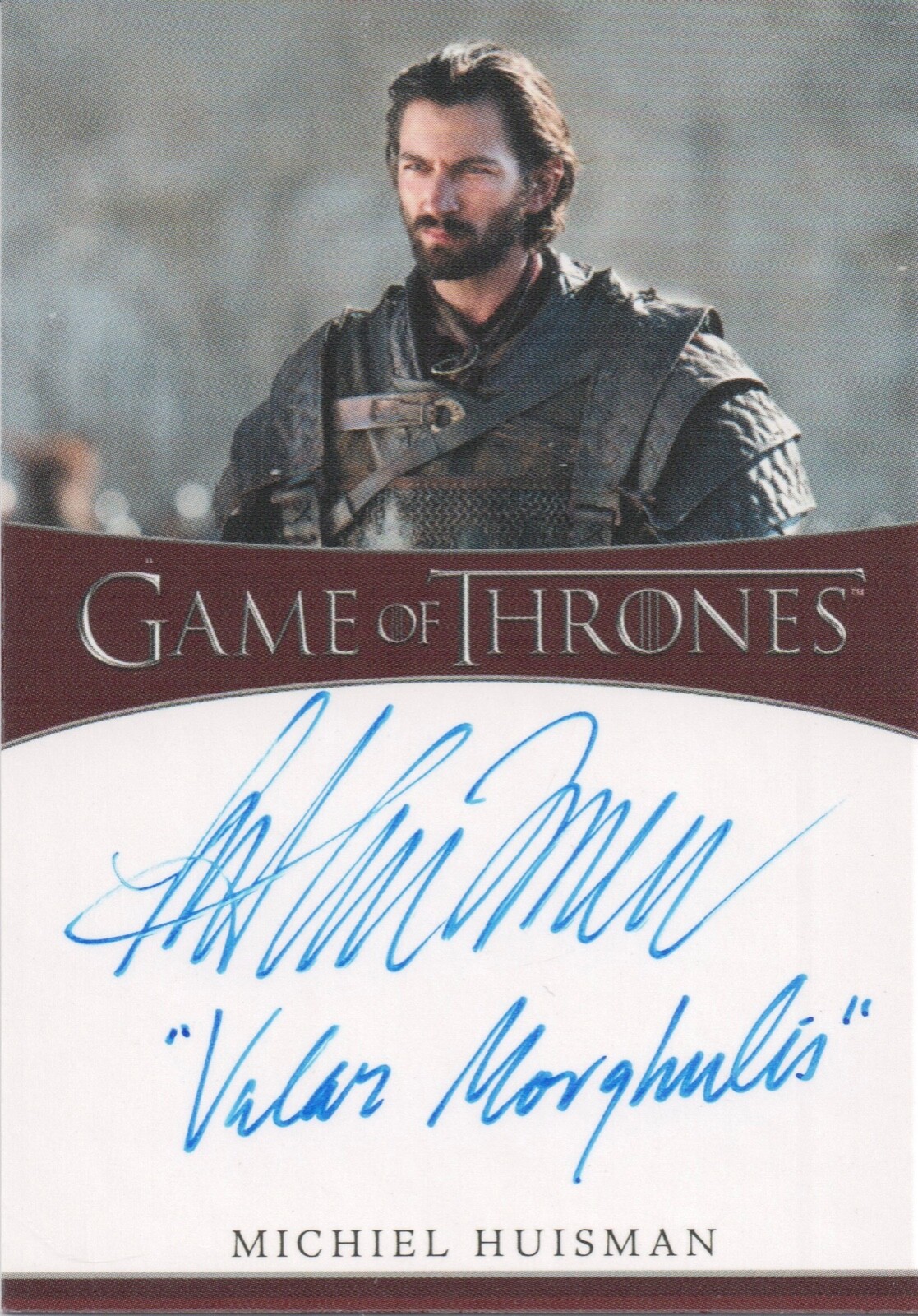 Game of Thrones Iron Anniversary 1, Michiel Huisman Inscription Autograph Card