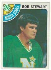 1978-79 TOPPS # 46 BOB STEWART NORTH STARS HOCKEY CARD - NICE AND NO CREASES