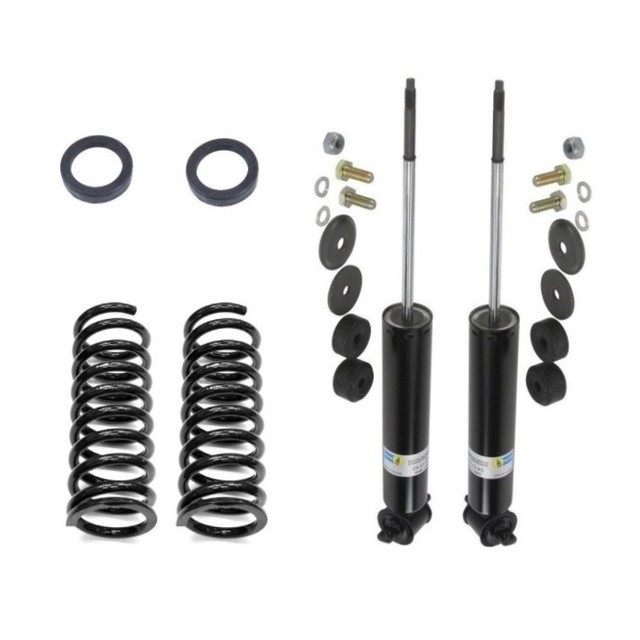 Mercedes Benz W126 Rear Shock Absorbers with Springs & Shims 19mm Kit Bilstein eBay