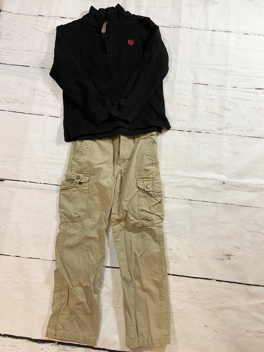 Black sweater khaki hot sale pants