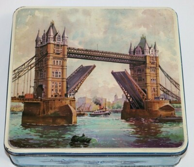 Vintage Tin London Bridges Tower Blackfriars Westminster Lambeth Southwark 